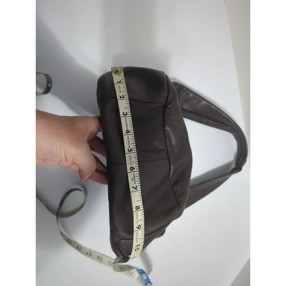 Galco Holster Carry Purse Brown Leather Concealed Shoulder Bag No Key